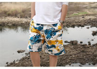 Shorts De Playa Para Hombre Verano Pantalones Sueltos Con Bolsillo Secado Rápido Estampado Que Te Mantiene Fresco - details 4