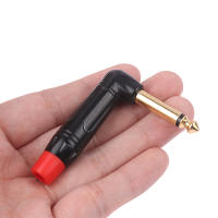 Conector De Micrófono De Plata En Bruto Y Oro 1/4 Pulgada Plug Microfono Angulo Recto Jack 6.35MM Mono 6.5MM Macho Conector - details 6