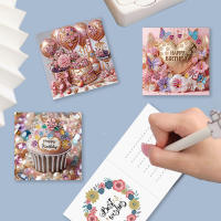 Tarjetas De Cumpleaños Hechas a Mano Con Diamantes 5D Rhinestone Arte De Artesanía Para Festival Y Navidad Pack De 12-4 Pcs - details 3