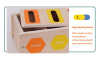 Juguetes De Madera Para Bebés Montessori Actividades De Aprendizaje Temprano Juego De Pesca De Formas Y Colores Desarrollo De Habilidades Motoras Finas Edad Recomendada 3-6 Años - details 11