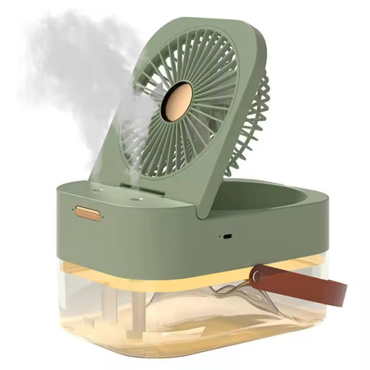 Ventilador 3 en 1 con humidificador y proyección de Luz para a fresh Environment y hhydratado - 1