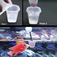 Juego De Alimentador De Acuario Con Ventosa Para Peces Y Cucarachas Rojas Tapered Hopper Basket De Plástico Para Alimentación De Tanque De Peces - details 8