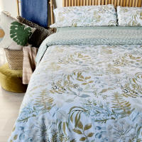Funda Nórdica Set Alo Home Ramas 100% Algodón – Reversible Estampado Ramas y flor pequeña - Cama 90, 135 y 150 cm - details 0