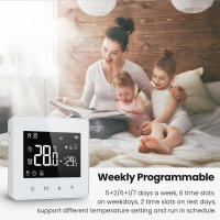 Termostato Inteligente AVATTO Tuya WiFi/ZigBee Para Calentadores De Agua Y Gas Batería De Bajo Consumo Compatible Con Alexa Google Home Alice - details 6
