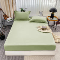 Sábana Simple Y Generosa De Estudiante Para Dormitorio En Color Sólido 100% Poliéster Uso Doméstico Estilo Nuevo - details 5