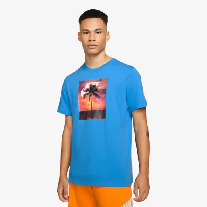Camiseta Nike Nsw Spring Brk Photo Azul Db6163-435 - 1