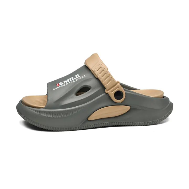 Sandalias De Playa Casuales Para Hombres Plataforma Dual-use Zapatillas Comodidad Casual Sandalias De Exterior Material EVA Talla Verdadera - 1