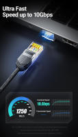 Cable Ethernet AMPCOM CAT6A Ultrafino RJ45 Cable De Red UTP Para Computadoras De Escritorio Modem Router Conexión LAN a 1000Mbps - details 5