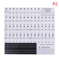 Piano Eléctrico Teclas 54/61/88 Clavijas Etiquetas De Sonido Nombre Teclado Electrónico Adhesivos Para Teclas - details 10