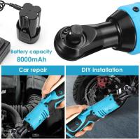 Llave de impacto de 18v llave eléctrica recargable sin cuerda llave eléctrica de trinquete recto de 3 / 8 pulgadas llave eléctrica de accionamiento de impacto - details 3