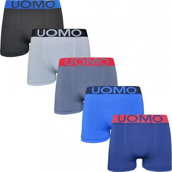 Boxer Hombre Lycra Transpirable - Calzoncillos Deportivos Sin Costuras, Comodidad y Suavidad, Pack de 5 Unidades - 1