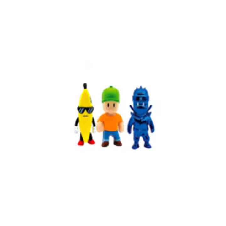 Monsterflex Stumble Guys Pack De 3 - Modelos surtidos (Bizak 64390005) - 1