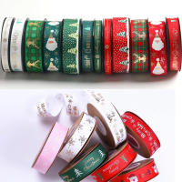 Cinta De Navidad De 5 Metros 15mm 25mm Satinada Para Embalaje De Regalos Y Decoración De Navidad DIY Artesanía Hecha a Mano - details 4