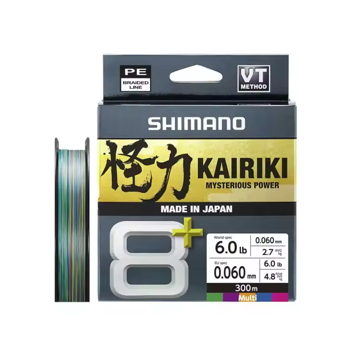 Shimano Fishing Línea Trenzada Line Kairiki 8+ 300 M - 1