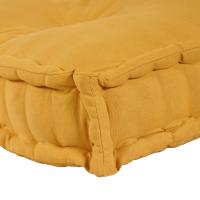 Cojín de sofá de palets vidaXL con soporte para la espalda, en tela amarilla - details 5