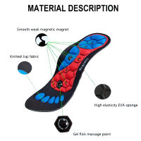 Nuevos Insoles De Terapia Magnética Con Masaje Magnetismo En El Pie Insoles De Acupresión Para Deportes Al Aire Libre Suaves Adecuados Para Un Amplio Rango De Forma De Zapato - details 8