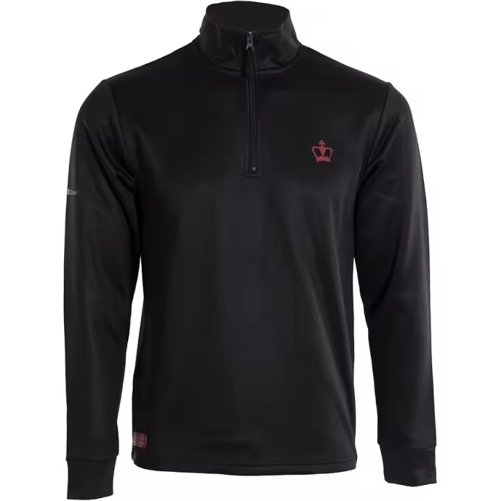 Black Crown - Sudadera sin Capucha para Hombre Acapulco - Manga Larga - Cremallera Media - Transpirable y Flexible - Deporte y Comodidad - 1