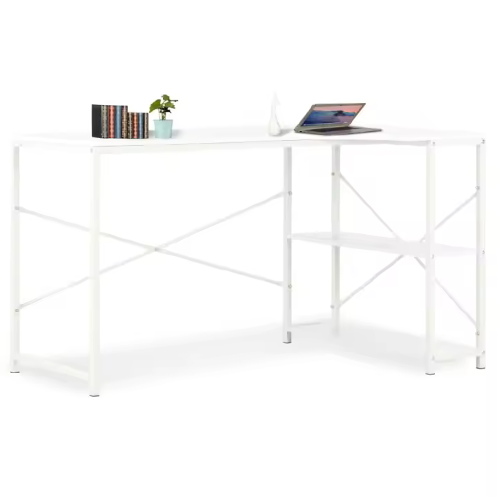 vidaXL ESCRITORIO PARA ORDENADOR BLANCO 120X72X70 CM - 1