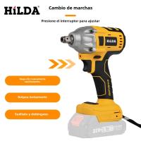 Llave De Impacto Eléctrica HILDA Sin Cable Motor De Alta Velocidad Versátil Con Boquilla De 1/2 Para Batería Makita Herramienta De Reparación Doméstica - details 1