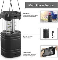 Solar LED Camping Lamp - Waterproof Lantern with Hand Crank - details 2
