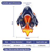 Flotador Inflable Para Bebés Swimbobo Juguetes De Agua Entrenador De Natación Para Niños Y Niñas PVC Flotadores Para Piscina Ideal Para El Verano - details 5