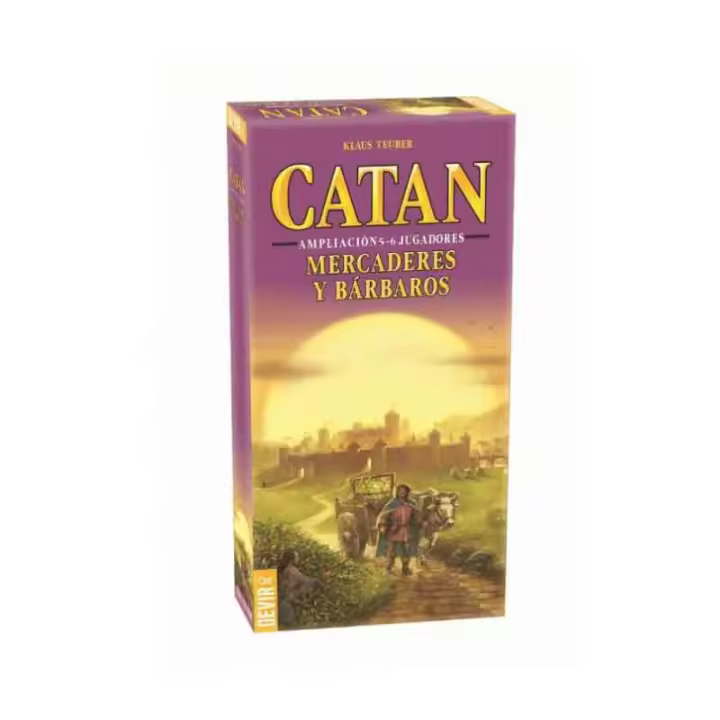 Catan: Mercaderes y Bárbaros, expansión 5-6 jugadores, de Devir - 1
