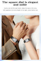 Reloj De Cuarzo SANDA Con Numeros Romanos En Cuero Acero Inoxidable Resistente Al Agua Para Hombres Y Mujeres Estilo Casual - details 2
