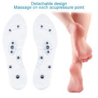 Almohadillas De Pies Para Perder Peso Alivio Del Estrés Masaje Alivio Del Dolor Magnéticas Para Los Soles De Los Pies Cuidado Del Pie Insertos Para Zapatos Resistentes Transpirables Absorbentes De Sudor Soporte Del Arco Ligeros Antideslizantes - details 2