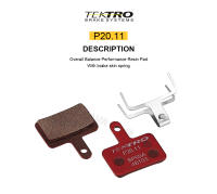 Tektro Frenos De Disco MTB Cermetas De Freno De Metal Y Resina Para Bicicleta De Montaña Compatible Con Shimano B01S E350 M275 MT200 - details 3