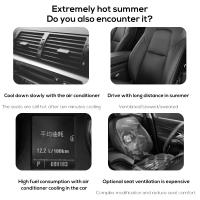 Ventilador De Asiento De Coche Con Enfriamiento USB Ajustable Para Decoración Interior Del Coche Ventilador De Aire Para Encima Del Cabeza Del Asiento Delantero Y Trasero - details 3