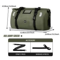 Bolsa De Asiento Para Motocicleta Impermeable De Viaje 20L 50L 70L 100L 40L 66L Equipaje Seco De PVC Para Exterior - details 31