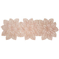 Mantel Individual De PVC Dorado Zijinhua Con Diseño De Encaje Y Almohadilla De Comedor Lujo Ligero Resistente a Altas Temperaturas - details 8