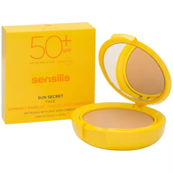 Sensilis Sun Secret Maquillaje Compacto Spf50+ N01 Natural 10G - 1