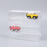 Caja De Almacenamiento Para Coches a Escala 1:64 Con 8 Ranuras Transparentes Protector Contra Polvo Para Colección De Juguetes - details 8