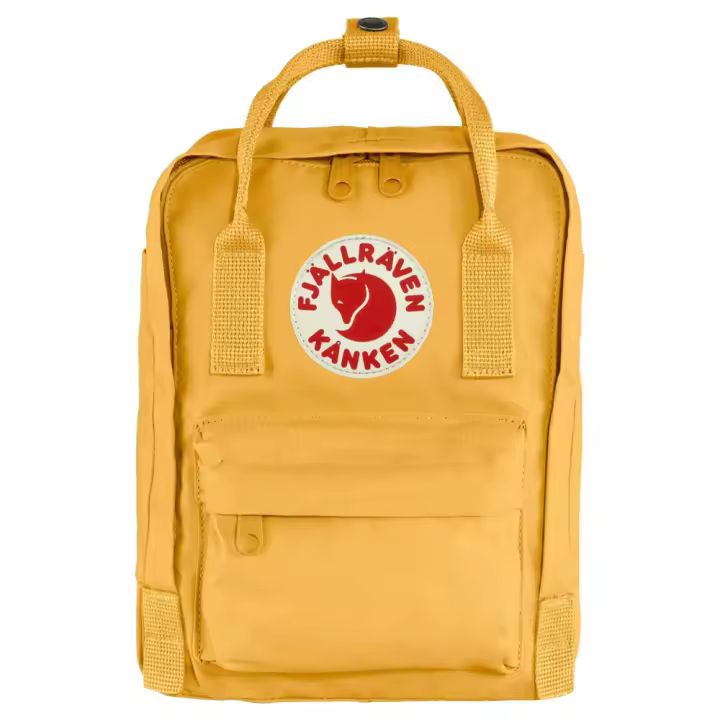 Mochila Amarilla Fjallraven Kanken Mini Ochre 7L Versátil y Resistente - 1