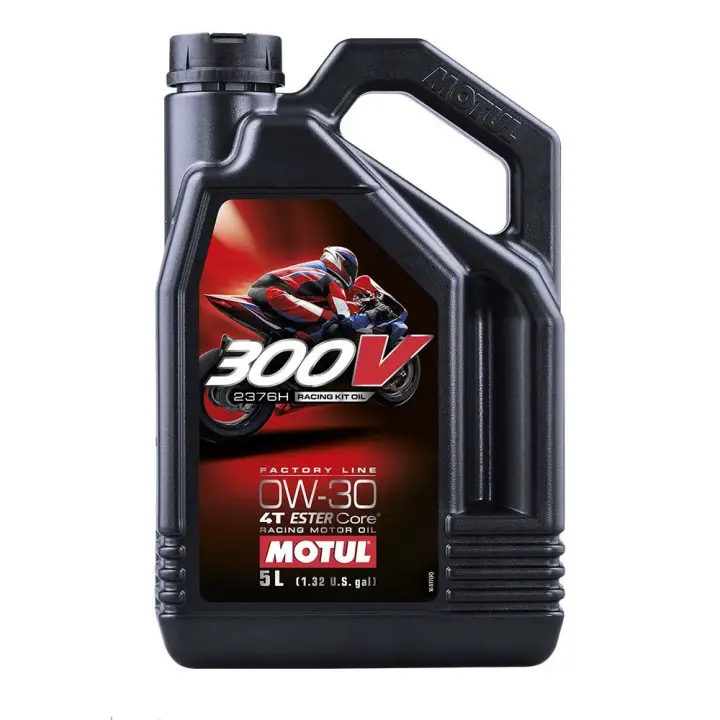 Motul Aceite De Motor 300v Racing Kit 2376h 0w30 5l - 1