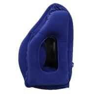 Almohada De Viaje Inflable Para Cuello Y Barba Soporte De Cabeza Y Mentón Para Avión Oficina Descanso Moderna PVC Adultos - details 6