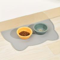 Alfombrilla Para Comer De Gatos Y Perros Con Borde Elevado Silicone Delgada Impermeable Placemat Para Mascotas Material De Goma - details 1