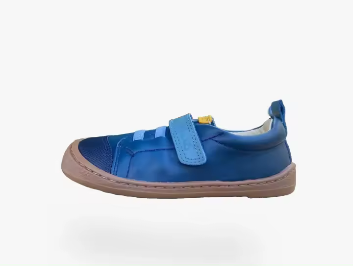 Zapato respetuoso barefoot Nens FlexiNens 9005-R Mouse Marino infantil.Suela fina de un grosor entre 3mm y 5mm. Tu peque tendrá un contacto prácticamente directo con el suelo - 1