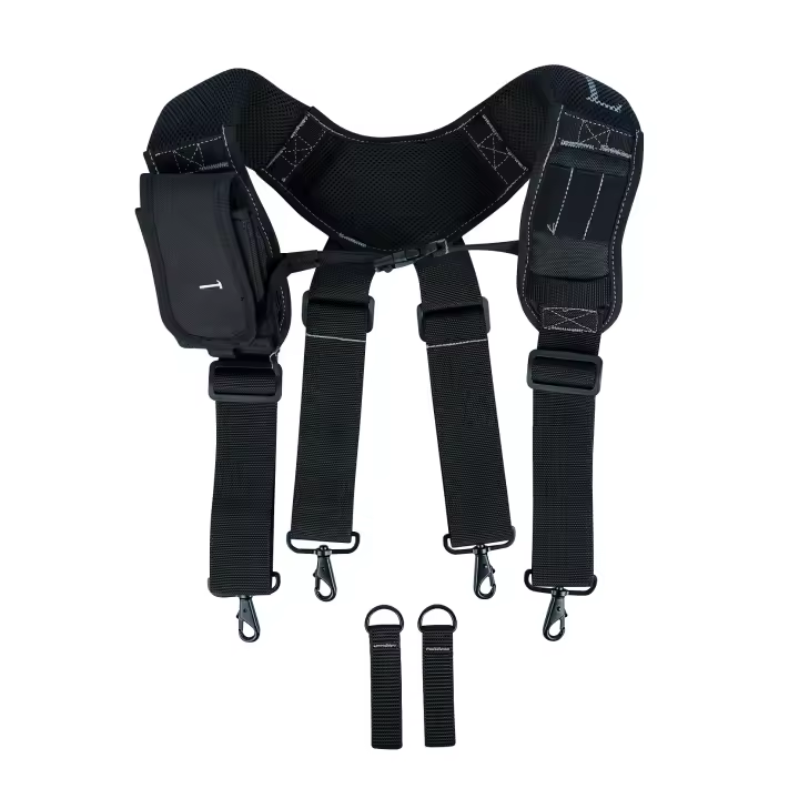Cinturón De Herramientas KUNN Con Almohadillas Y Correa De Gel Desmontable Porta Teléfono Y 4 Bujías De Herramienta Para Construcción Unisex - 1