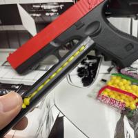 Pistola De Airesoft Manual G17 Juguetes De Arma Deportiva Al Aire Libre Con Laser Para Niños Y Adultos Regalo - details 3