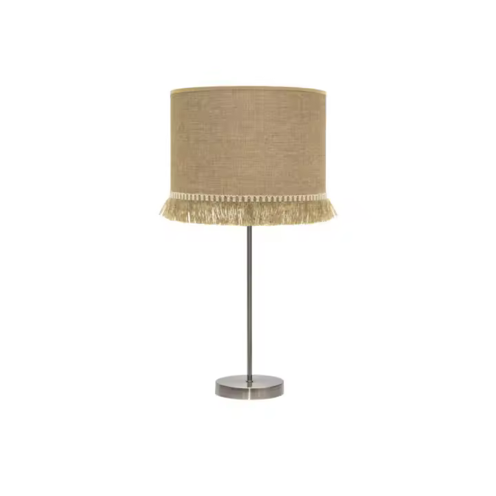 Fabrilamp - Sobremesa Alto Sibila 1xe27 Cuero/arena 62x30x30 Cm - 1