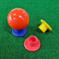 Bola De Golf Estándar De 60mm 2.36 Pulgadas Con Clip De Té En Colores Azul Amarillo Rojo Verde Bola De Parque Solida Para Envío Directo - details 5