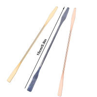 Espátula De Acero Inoxidable Para Maquillaje De Ojos Y Artes De Uñas Herramienta De Mezcla Para Gel Y Pigmentos Accesorio De Manicura - details 8