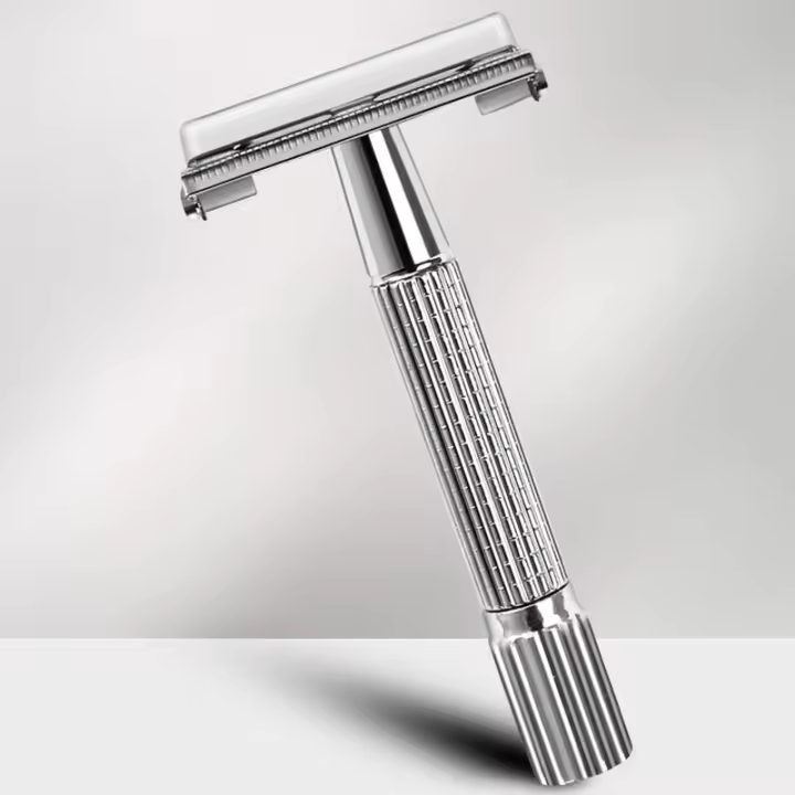 Afeitadora Manual Para Hombres Creativa Y Antigua Doble Cara Herramienta De Belleza Acero Inoxidable Razor Tradicional - 1