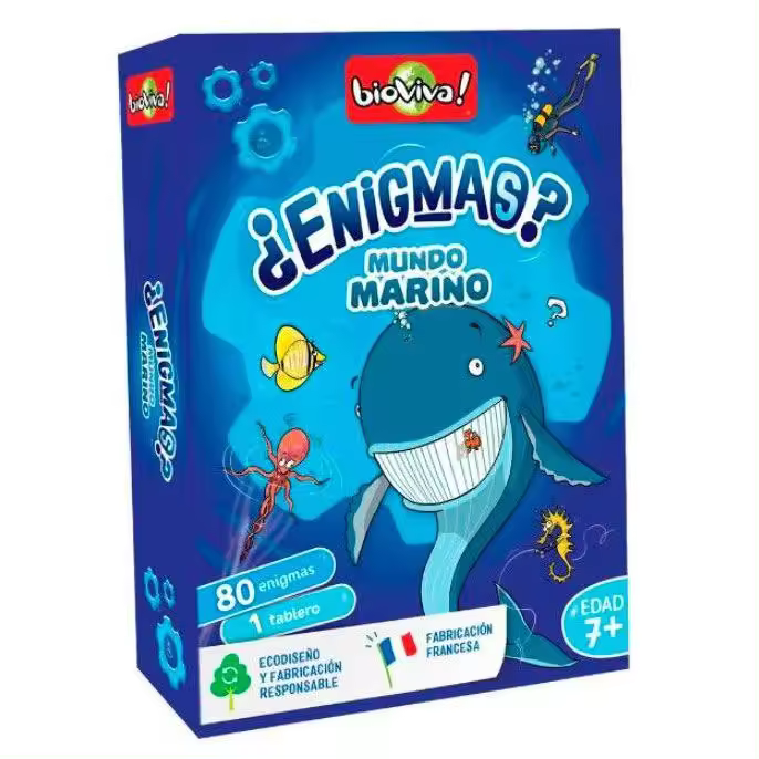 Bioviva - ¿Enigmas? Mundo marino. Juego educacional - 1