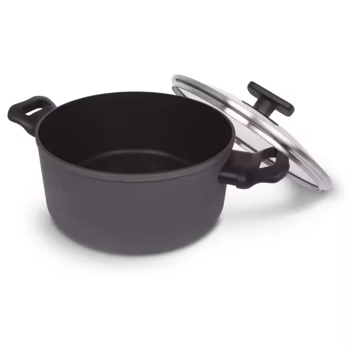 Arcos Serie Kaula Cacerola Antiadherente 24 cm – Aluminio Forjado con Recubrimiento QuanTanium – Apta para Todo Tipo de Cocinas –  Asas Efecto Frio,  Full Induction, Sistema Ahorro Energético - 1