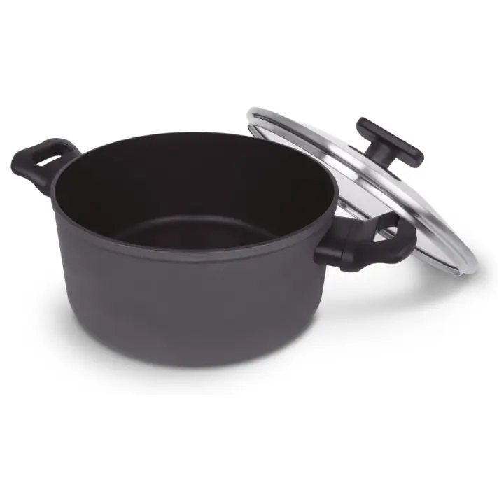 Arcos Serie Kaula Cacerola Antiadherente 24 cm – Aluminio Forjado con Recubrimiento QuanTanium – Apta para Todo Tipo de Cocinas –  Asas Efecto Frio,  Full Induction, Sistema Ahorro Energético - 1