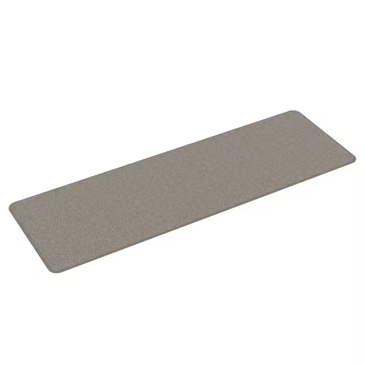 vidaXL Alfombra de pasillo con aspecto de sisal plateada 50x150 cm Color Taupé,  Antracita,  Arena y mas Alfombras de área  Alfombra de Piso para Sala de Estar Dormitorio Habitación Salón - 1