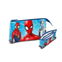 spiderman mochila clasico 41cm con portatodo triple - details 2